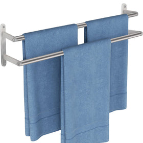 JIAPAIDUO double towel bar 24-inch for fast towel drying.