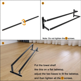 JIAPAIDUO rustproof towel rack ready for long-term use