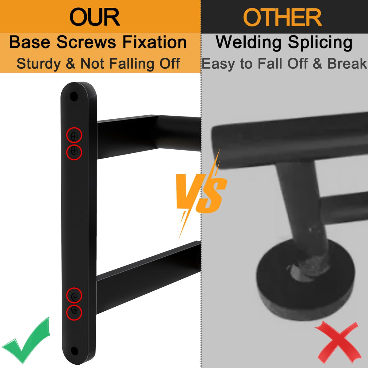 JIAPAIDUO matte black finish detail highlighting durable surface