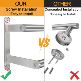 JIAPAIDUO stainless steel towel rack for durable bathroom use.