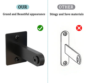 Two-pack design provides ample room for multiple towels and accessories.