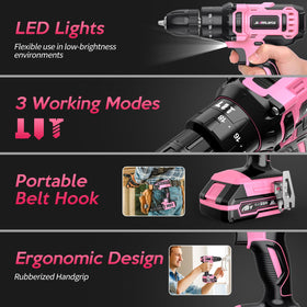 JIARUISI 3-8 keyless chuck enables fast bit changes during work.