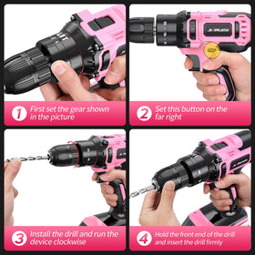 JIARUISI 72-piece bit set covers common fastening tasks.