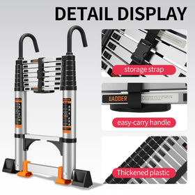 Jiashche ladder stabilizers and bars enhance stability on uneven surfaces.