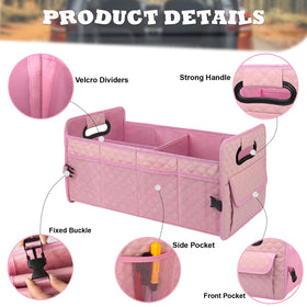 JiatuA collapsible trunk organizer folded for compact storage.