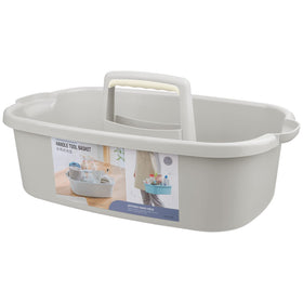 JiatuA large cleaning caddy with handle keeps bathroom supplies tidy and portable.