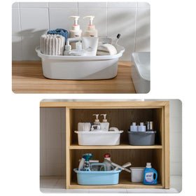 JiatuA multi-scene storage basket ideal for kitchen, bathroom, and dorm spaces.