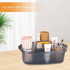 JiatuA oval-design basket helps with compact dorm and shelf storage