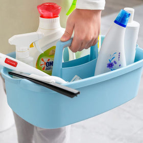 JiatuA portable shower basket with handle for easy transport of supplies