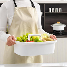 JiatuA portable shower basket designed for bathroom storage and quick access.