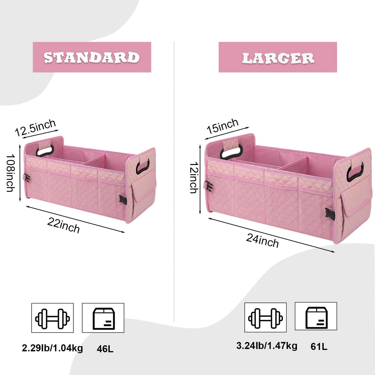 JiatuA reinforced base and sides prevent sagging under load.