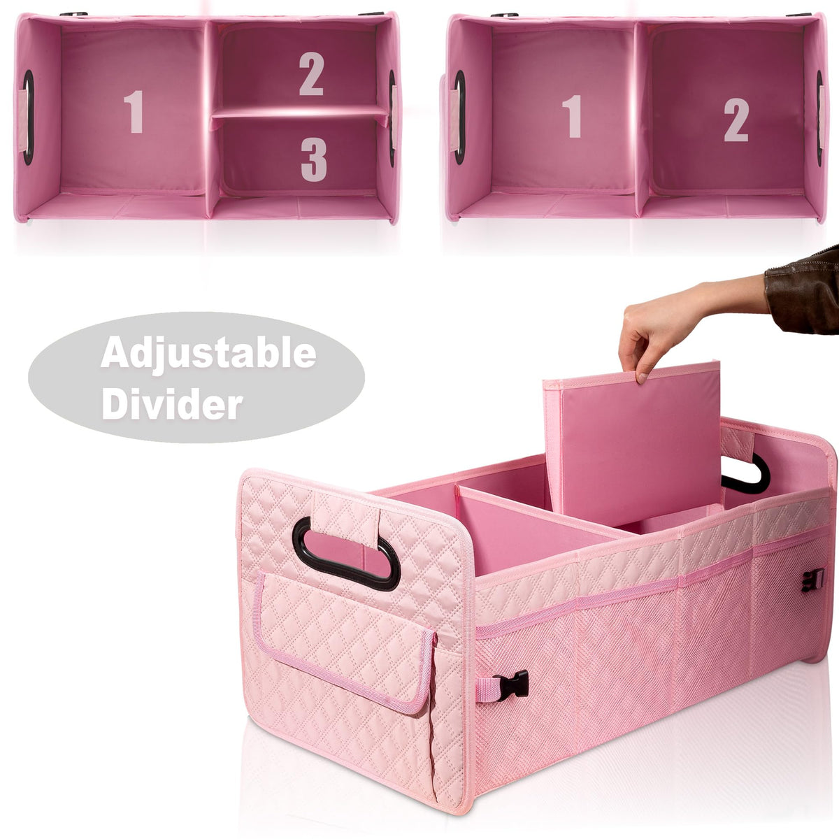 JiatuA waterproof fabric helps protect contents during travel.