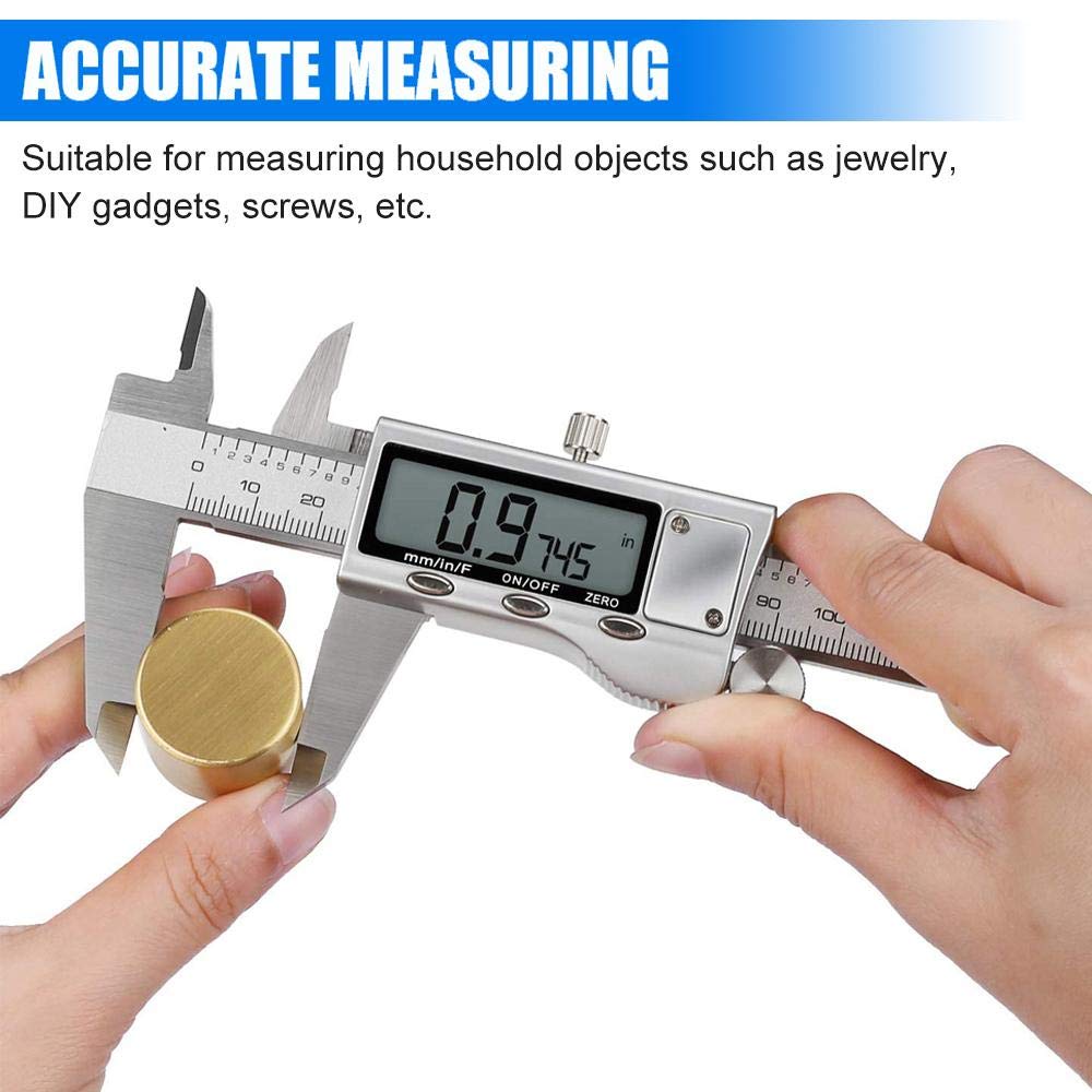 Jiavarry caliper with large LCD display for easy reading