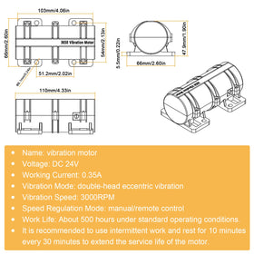 JIAWANSHUN adjustable speed adapter for precise vibration control.