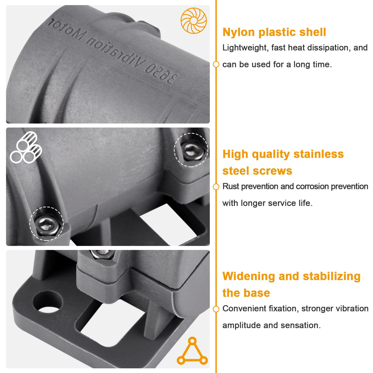 JIAWANSHUN DC24V motor designed for massage bed applications.