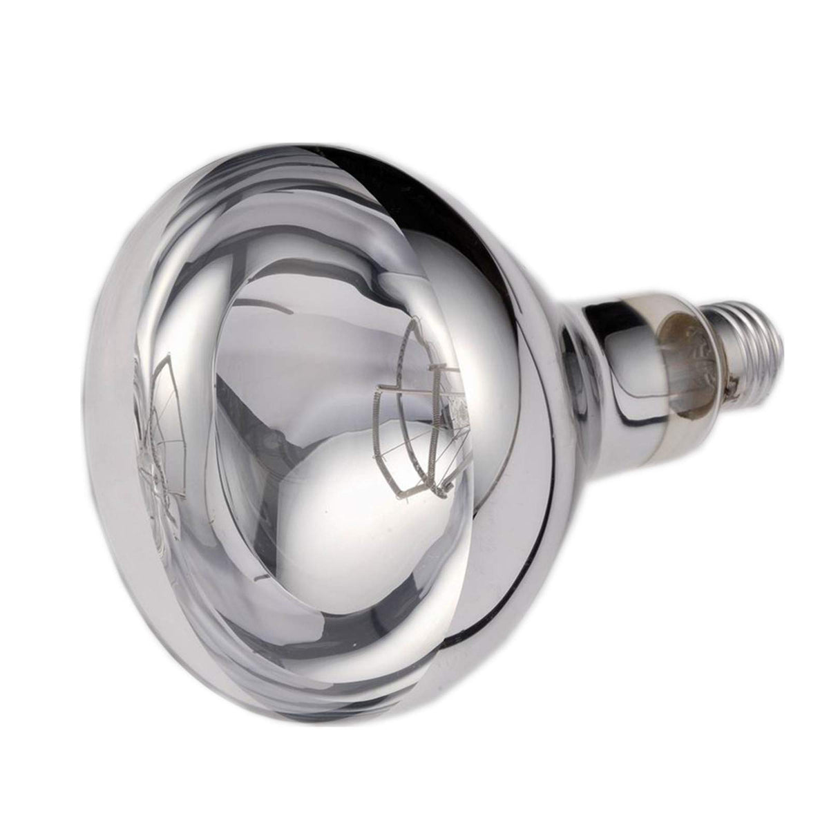 JIAWANSHUN heat lamp bulb 250W filament close-up showing durable heat output.