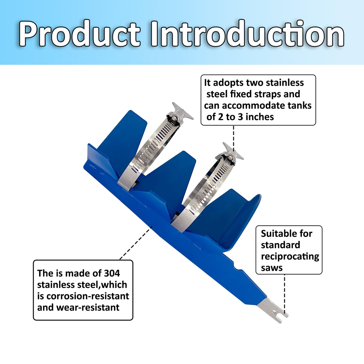 304 stainless steel construction resists wear and corrosion in busy workshops