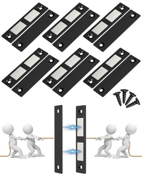 Jiayi 6-pack ultra-thin magnets latch shown for secure cabinet closures