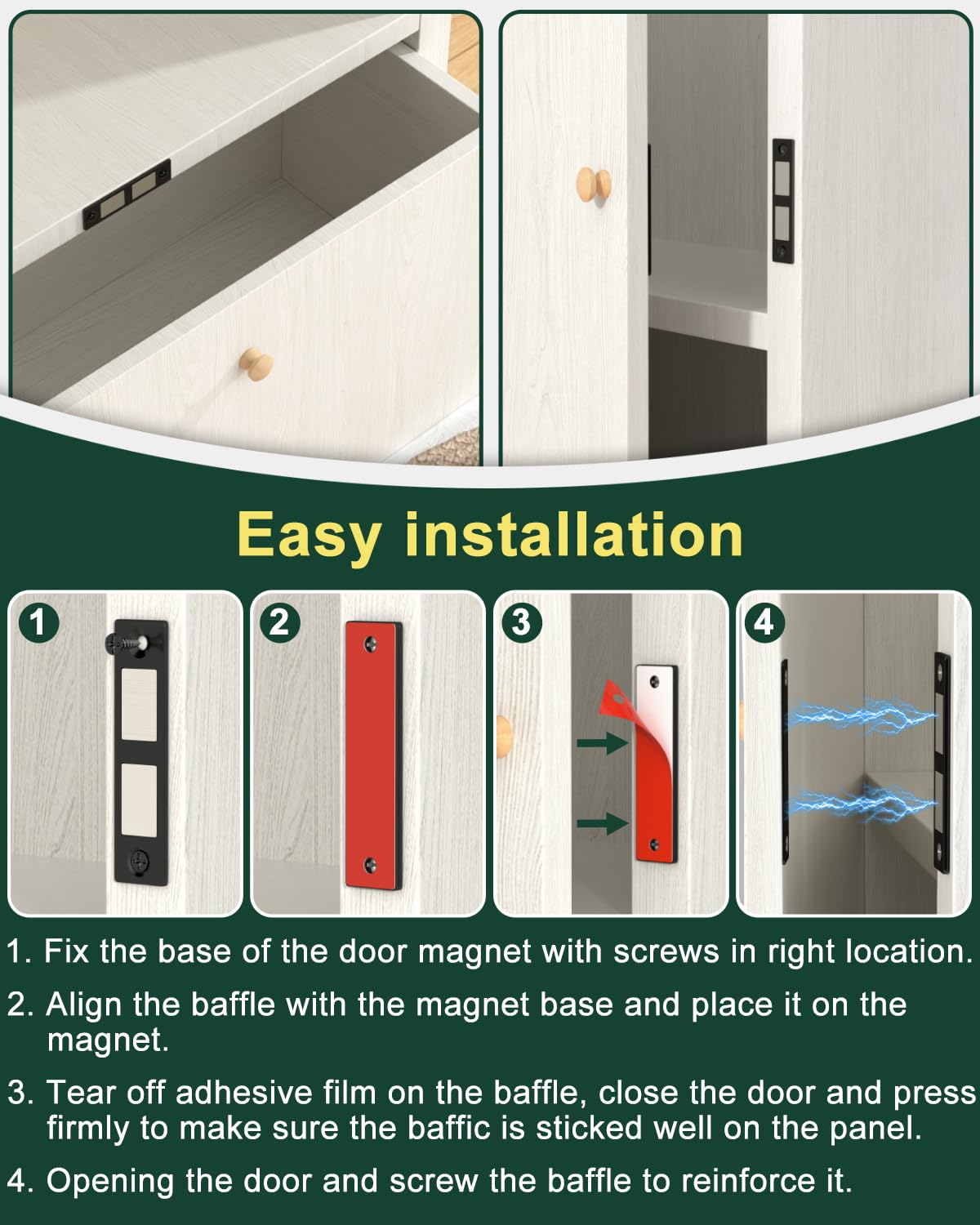 Jiayi adhesive and screw installation options for mounting