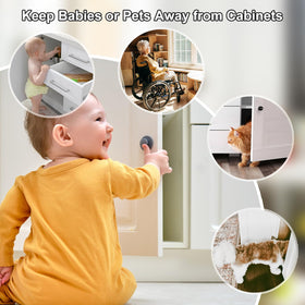 Jiayi easy-installation magnetic catch with screws and adhesive options.