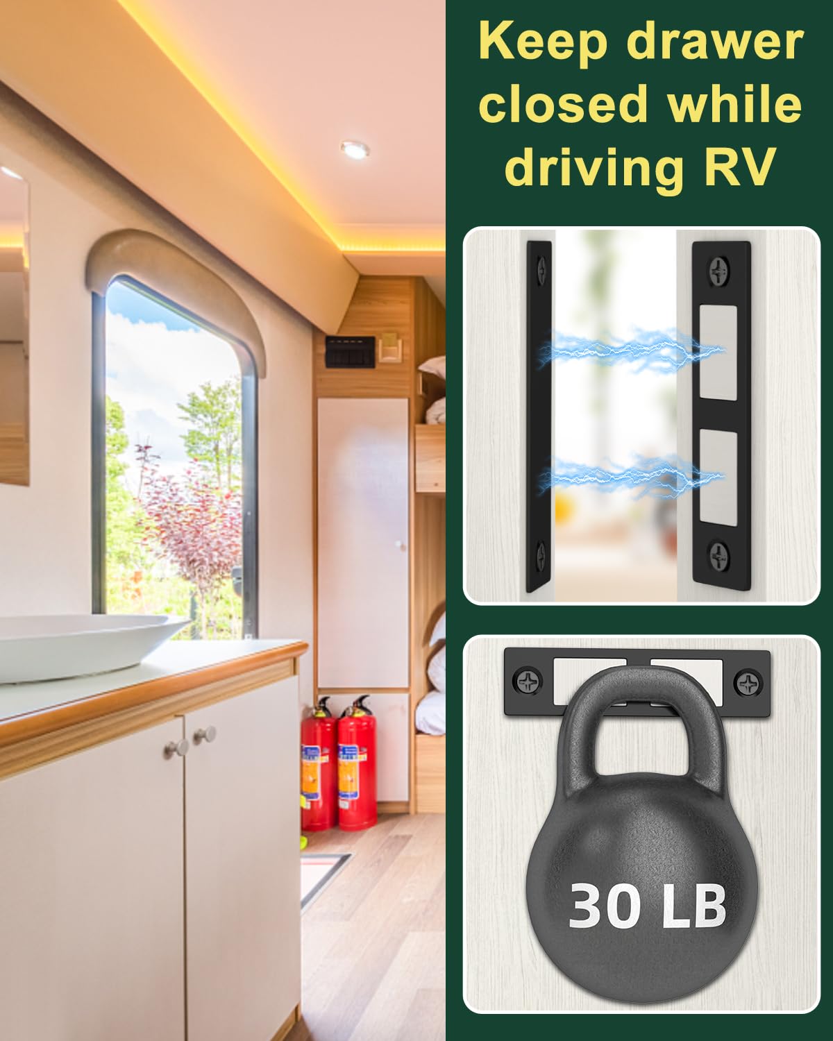 Jiayi magnetic door catch installation process demonstrated