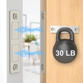 Jiayi ultra-thin door catch close-up showing discreet, unobtrusive fit.