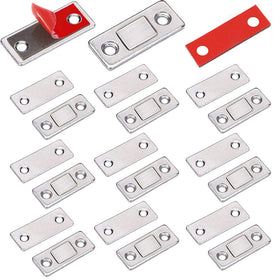 Jiayi ultra-thin cabinet magnet close-up showing slim profile and 10 lb hold