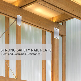 Jibrelxion shield in renovation scene protecting electrical lines in a wall cavity