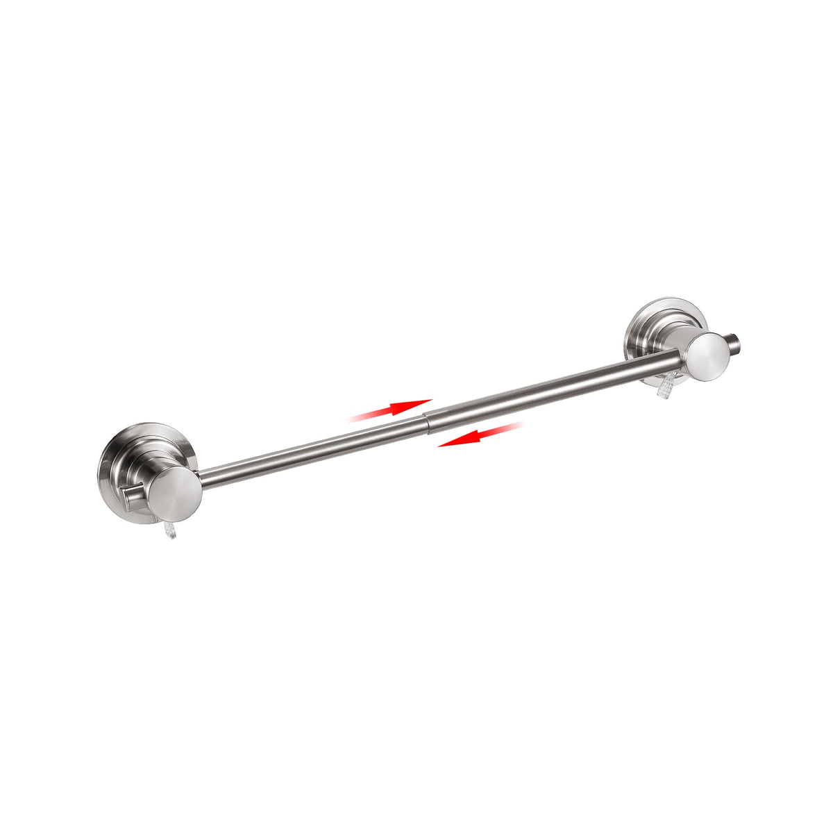 JiePai extendable towel bar fully extended for long towels