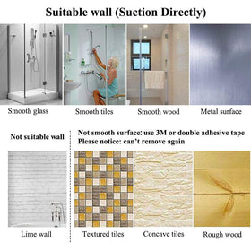 Durable ABS material resists humidity in bathrooms.