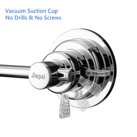 Suction lever activation on JiePai towel bar for a secure seal.