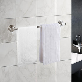 JiePai towel bar loaded with towels demonstrating strong support