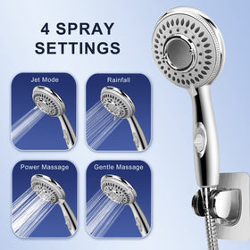 JIEYUMJ 79-inch hose reaches every corner for cleaning and rinsing.