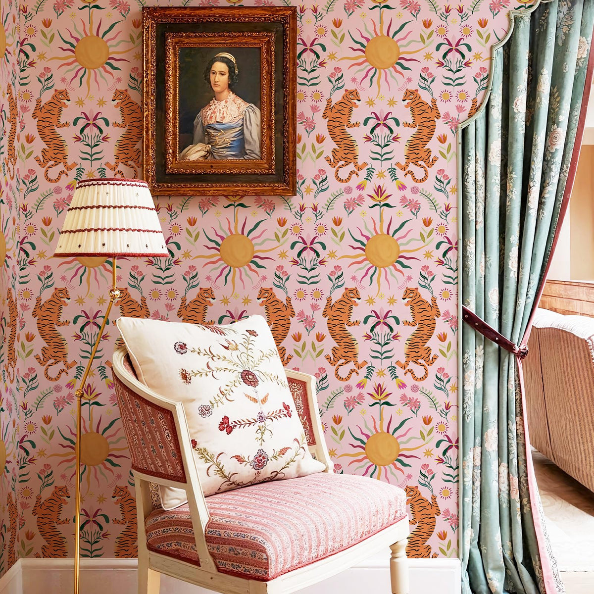 JiffDiff removable wallpaper offers damage-free removal with no residue.