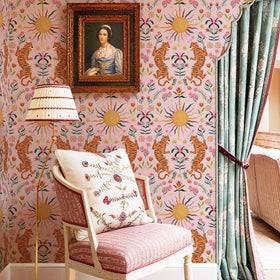 JiffDiff removable wallpaper offers damage-free removal with no residue.