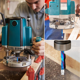 Jiiolioa down-cut geometry supports tear-out reduction on edges