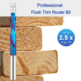 Jiiolioa solid carbide router bit delivers precise cuts through laminates