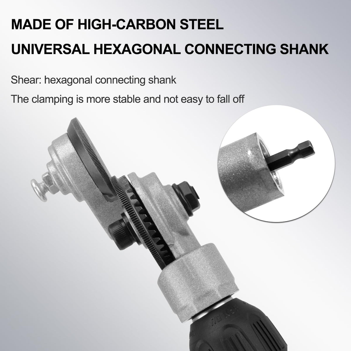 Jikbeed sheet metal nibbler tool cutting copper with minimal burrs.