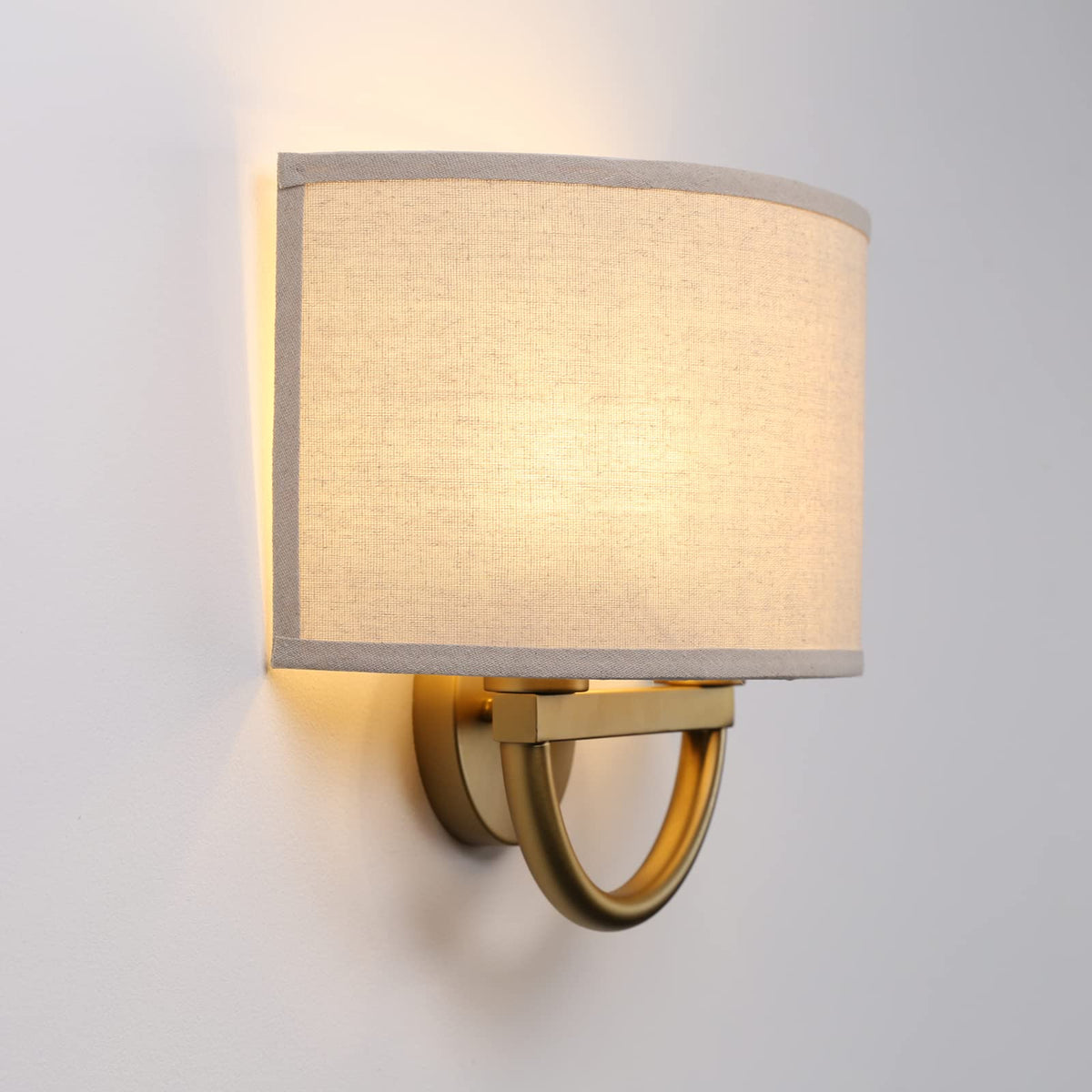 JIMUBEAM sconce shown with dimmer capable setup for mood lighting