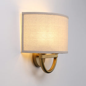JIMUBEAM sconce shown with dimmer capable setup for mood lighting