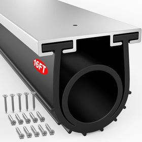 Jin&Bao garage door bottom seal with aluminum track for weather protection