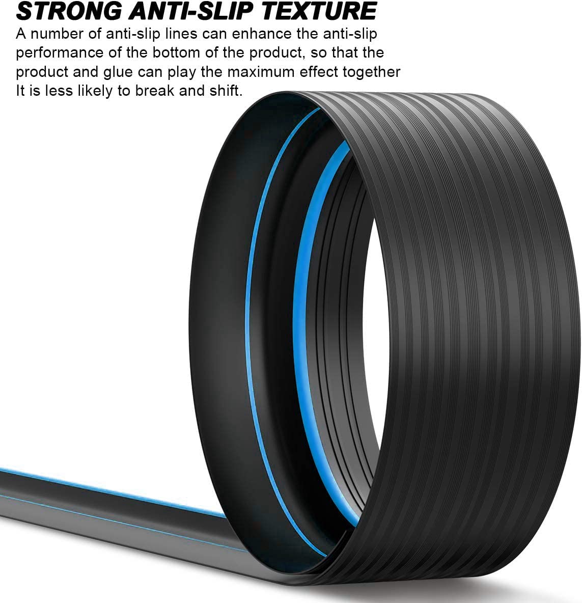 Jin&Bao serrated grooved base improves adhesion on concrete.