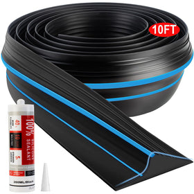 Jin&Bao universal threshold seal front view with blue safety strip for visibility and protection