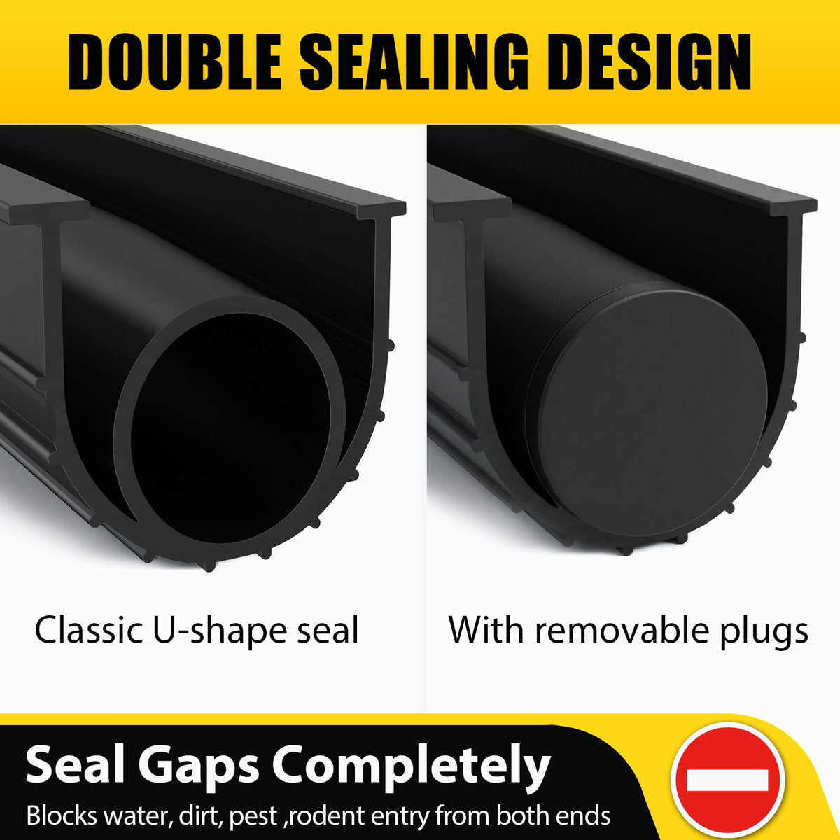 JinBao weatherproof seal blocks rain and dust under the door.