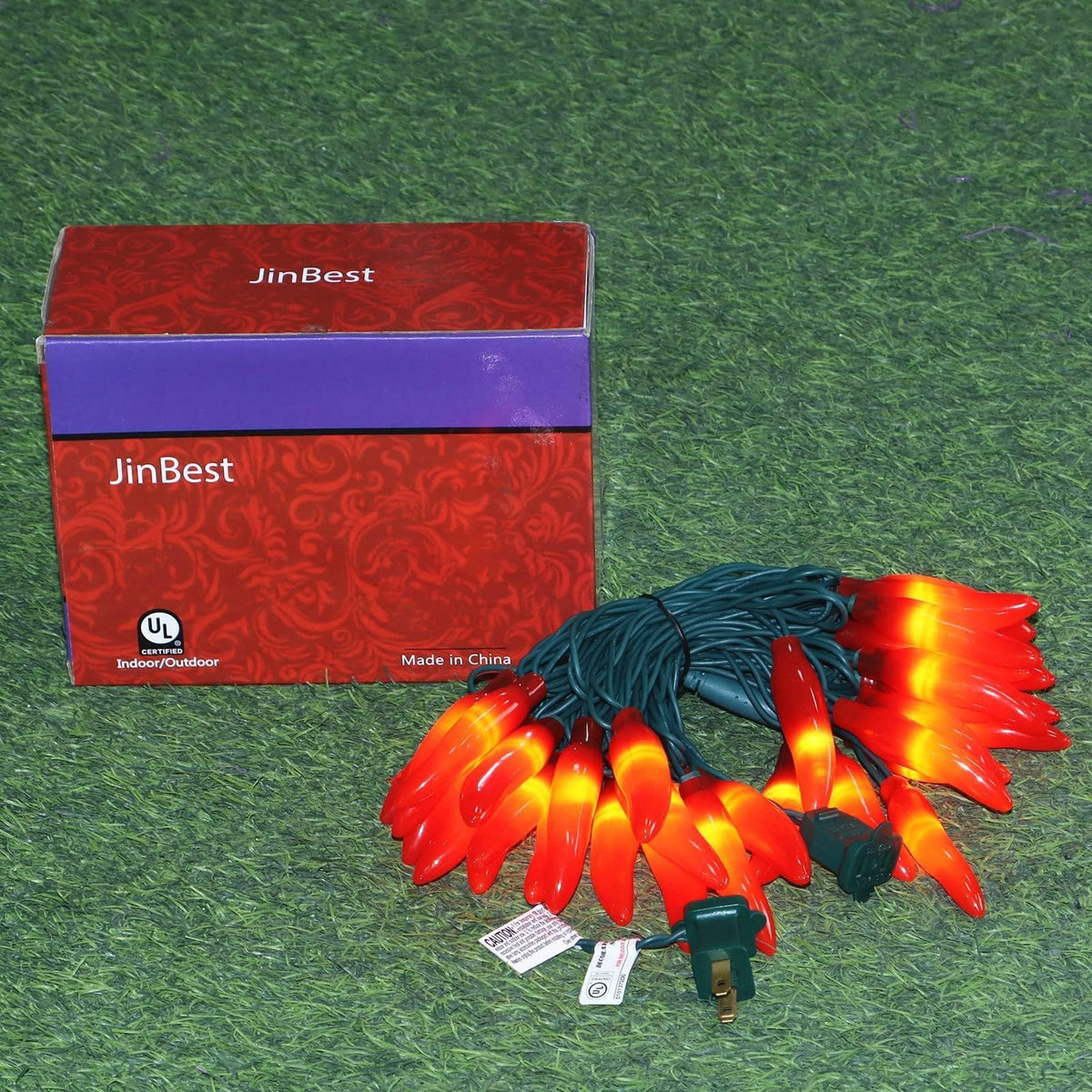 JinBest outdoor string connects up to 20 sets for large displays.