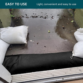 Jindouyun eco-friendly flood barrier made of resilient, reusable materials.