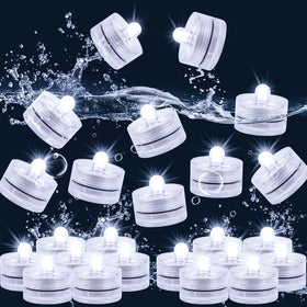 JINHEZO submersible LED tea light for underwater vase ambience and long-lasting glow