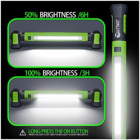 JINLITE 360° rotation hook enables hands-free positioning of light