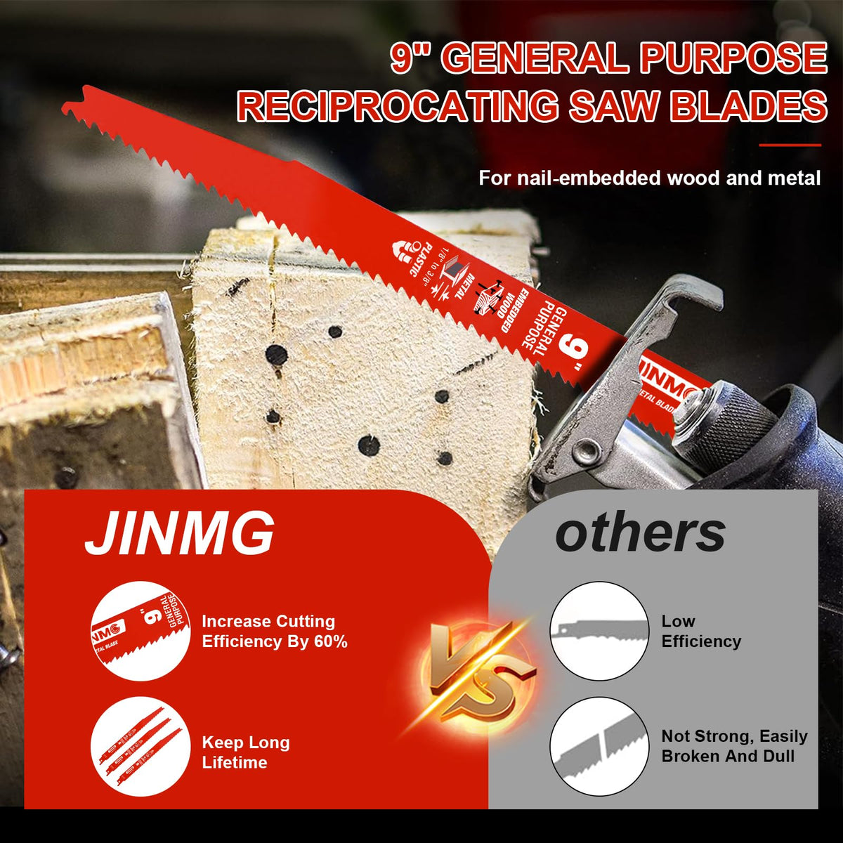 jinmg metal-cutting blade handles 1/8–3/8 inch stock with ease.