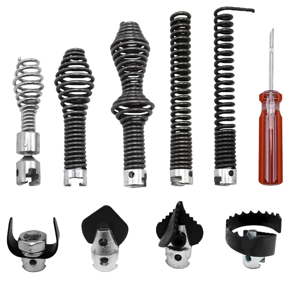 JinXinYao K-400 attachment kit box display for quick drain cleaning tasks